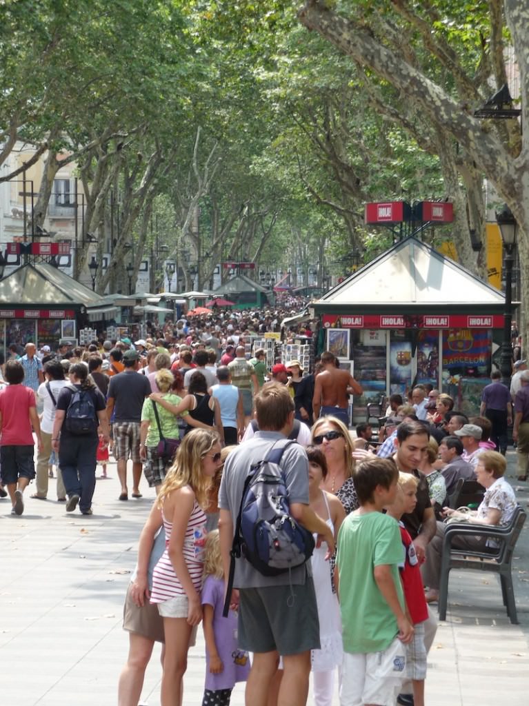 Barcelona's Bustling Ramblas