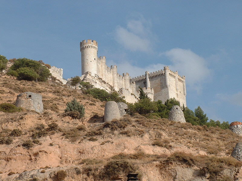 Castillo de Penafiel on of the beautiful castles in Spain