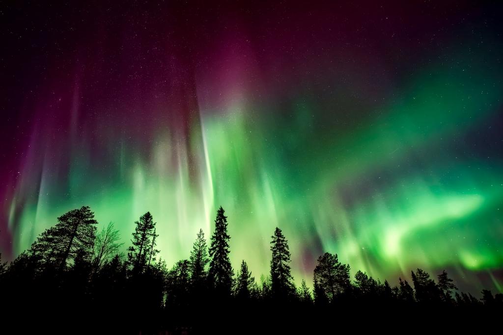Best time to travel to Europe - Northern lights in Europe in Winter