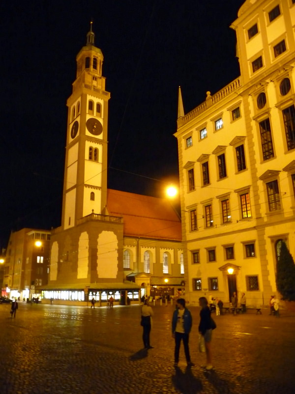 Augsburg at night