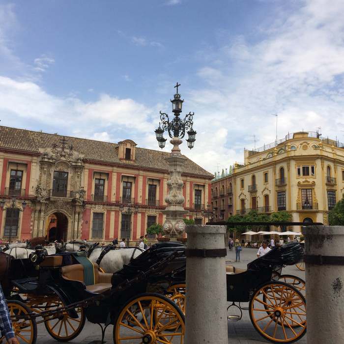 Charming Seville square 
