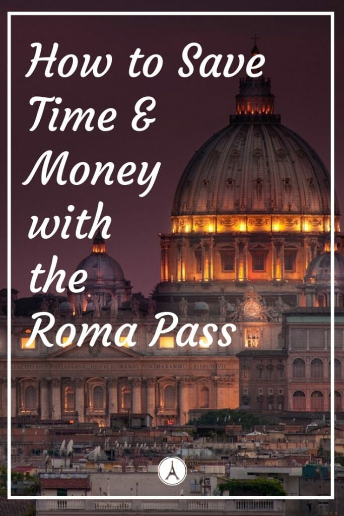 St Peter's Basilica in Rome lid up at night - How to save Time and Money with the Roma Pass