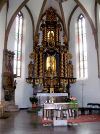 Alter at St. Magdalena church in Herzogenaurach Germany