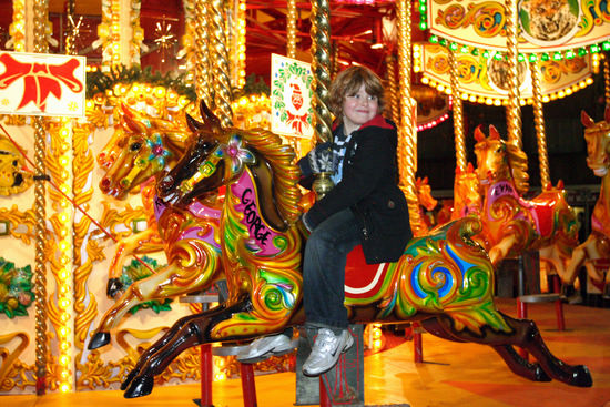 Christmas Carousel in Edinburgh