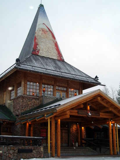 Santa's home at Santa clause Village in Lapland