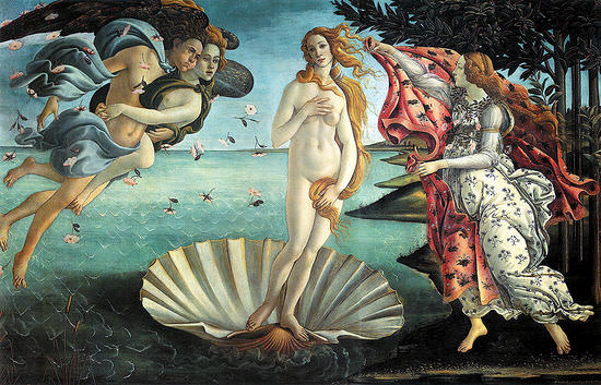 the Birth_of_Venus_(Botticelli)