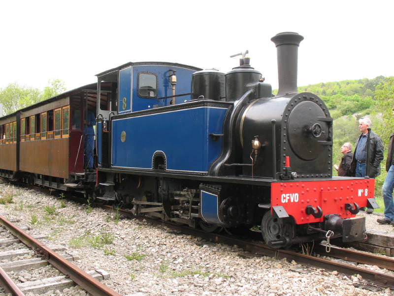 old steam roller train