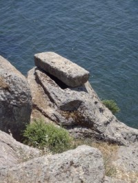 Rock tombs near HerakliaLake Bafa