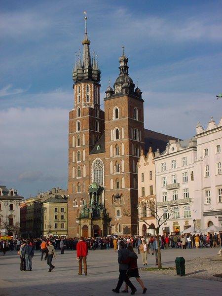 The Basilica of St Mary in Krakow