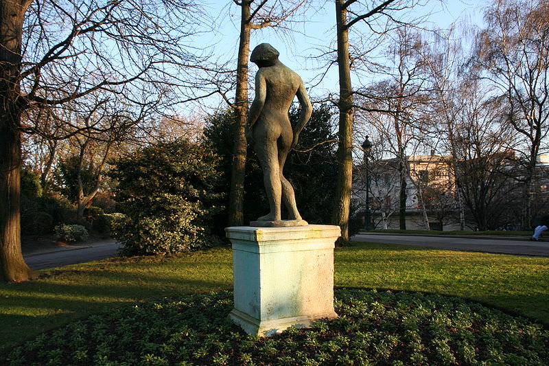 statue in the Park Montsouris, Paris
