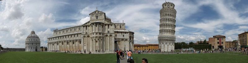 Beautiful Pisa, with its leaning tower