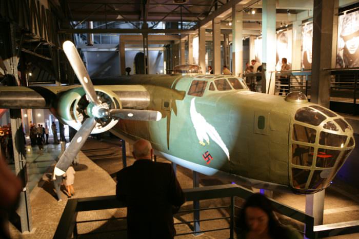 Reconstructed WWII fighter plane