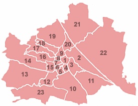 Vienna's Bezirke (districts)