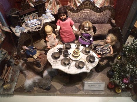 dolls in the toy museum of istanbul