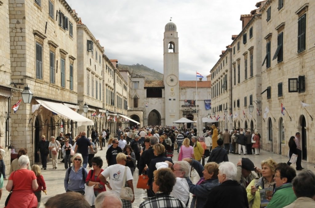 Plaka, Dubrovnik's main street.