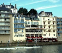 Hotel Printania in Dinard occupies four buildings and two restaurants – fine dining and a bistro below – and is next door to the ferry to St-Malo. Very friendly and comfortable.