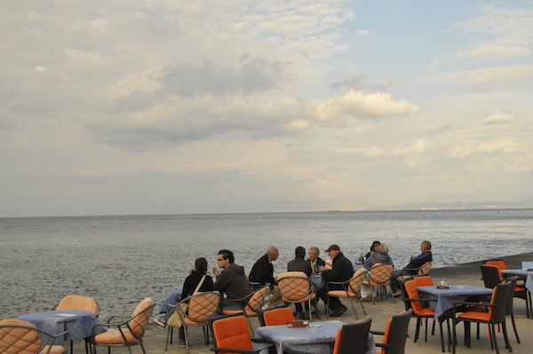 Seaside Cafe in Piran, Slovenia