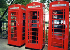 Great Britain phone booths