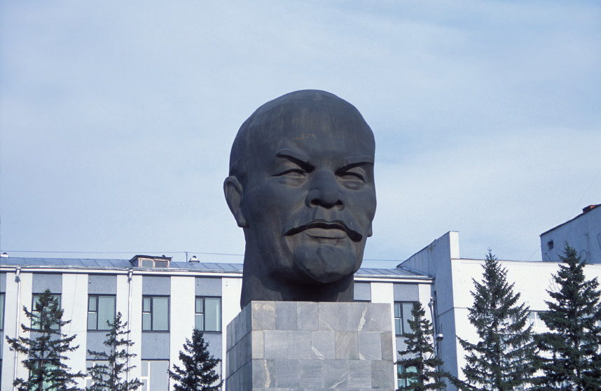 Lenin's head in Ulan-ude