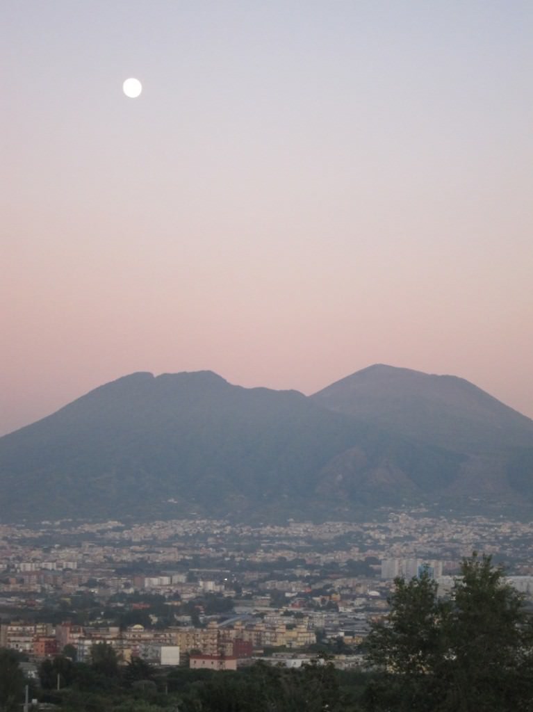 Mt. Vesuvius from a distance