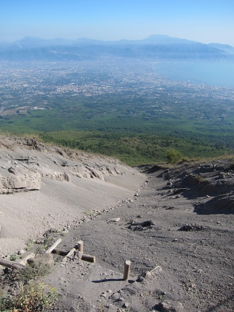 The view from Mt. Vesuvius