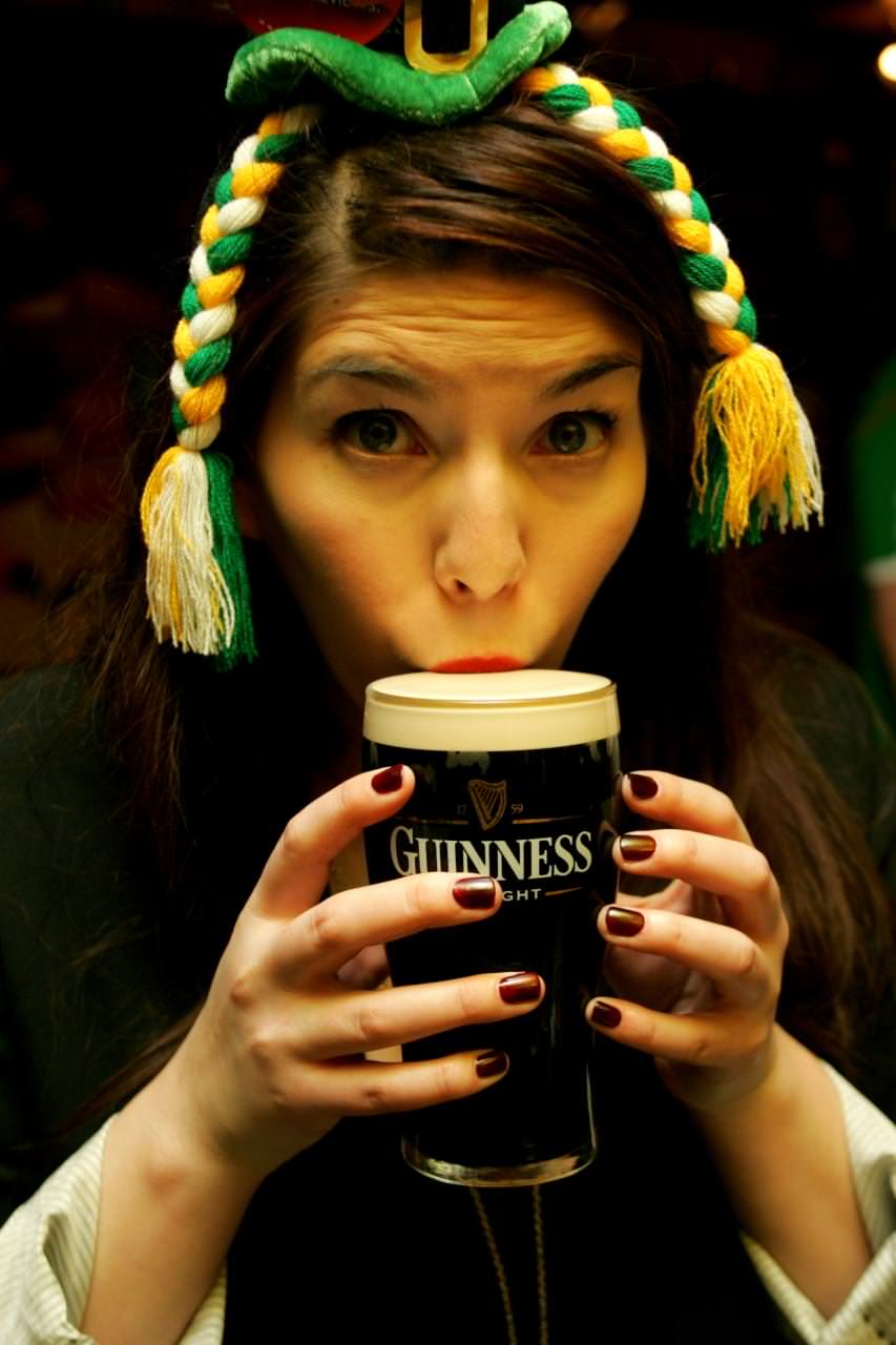 Drinking Guinness by BitchBuzz
