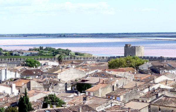 The Camargue Salt Fields taken from Aigues Mortes