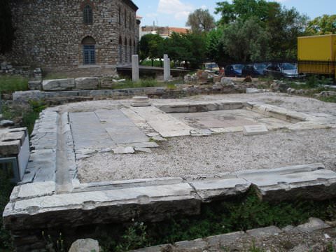 Roman latrines at the Forum