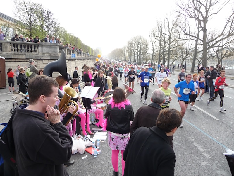 Paris Marathon to music