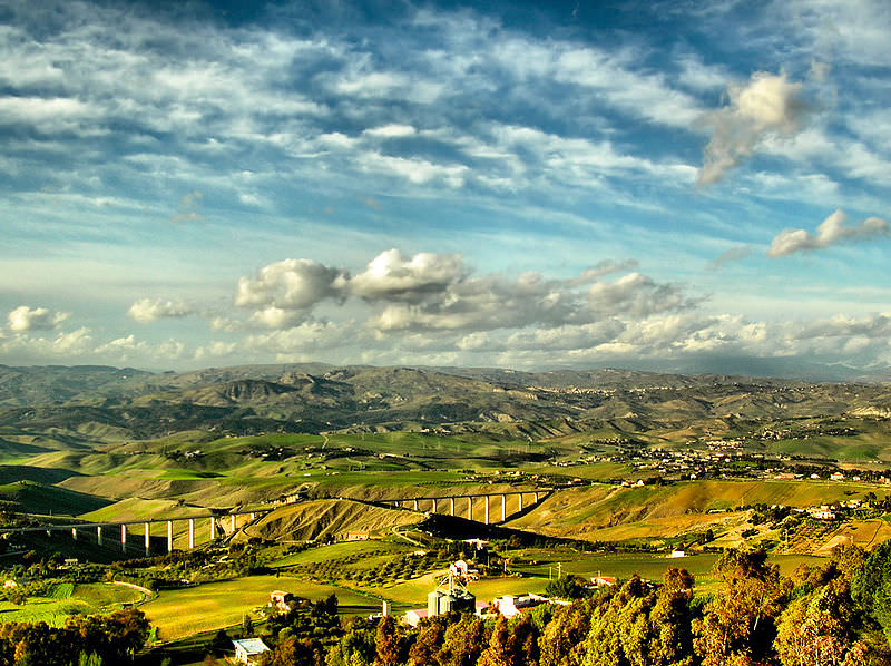 Sicily's Rolling Hills by Giampaolo Macorig