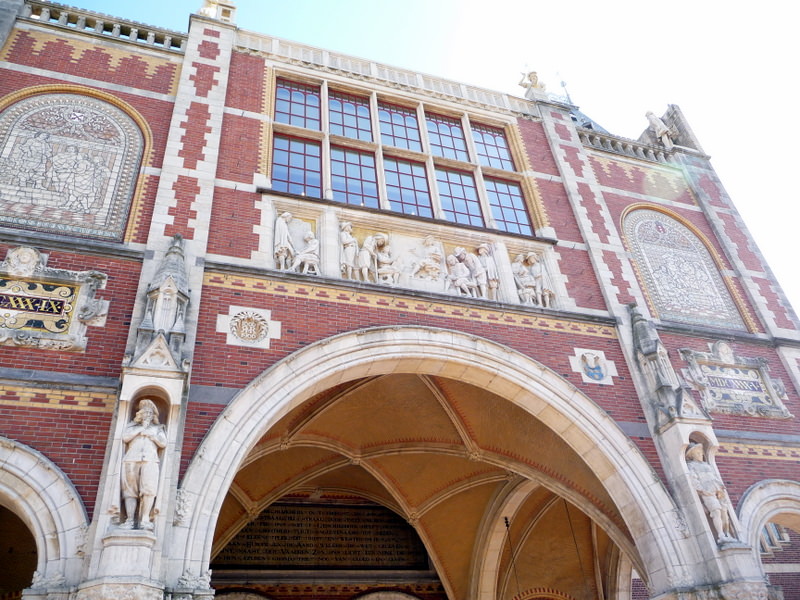 Detail at entrance to Rijksmuseum