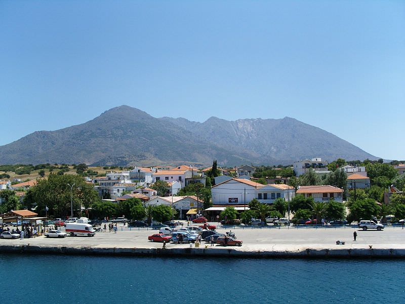 Samothraki port of Kamariotissa