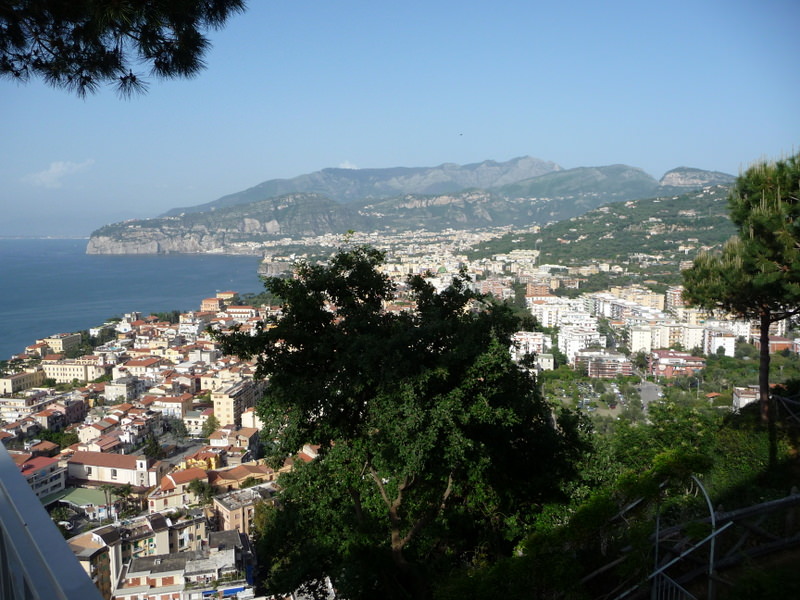 View from the Grand Hotel President Sorrento