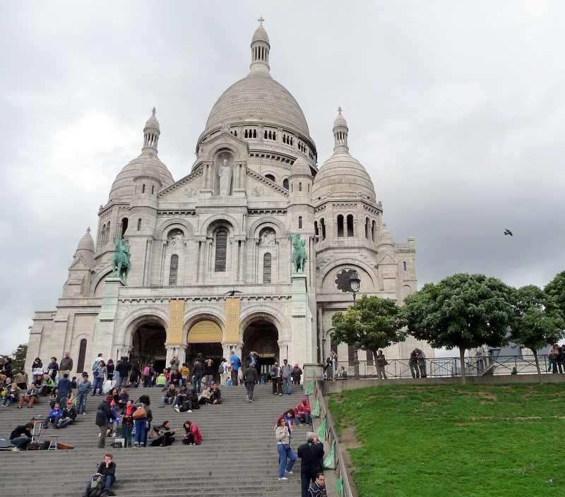 The steps to Sacre Coeur