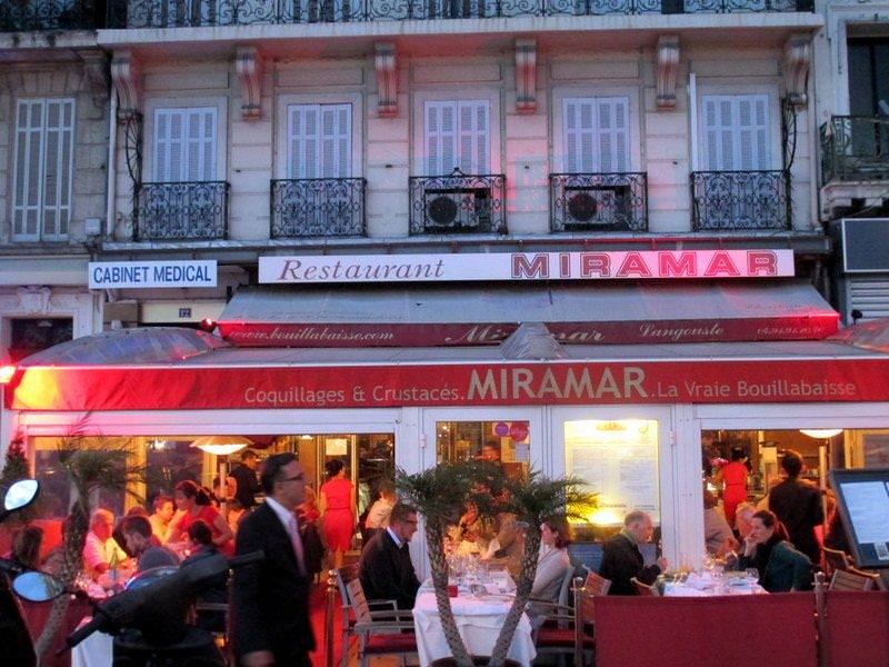 Le Miramar waterside restaurant, Marseille