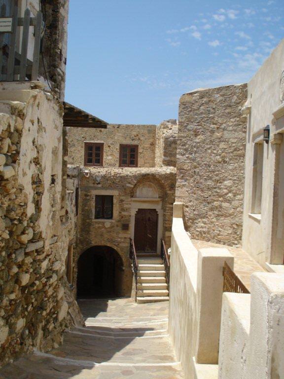 Street in Kastro, Naxos