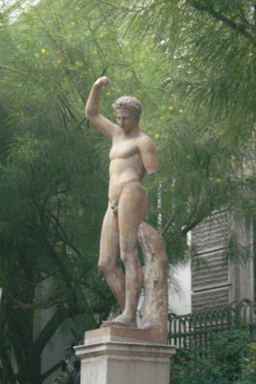 Statue in the Garden of Muses