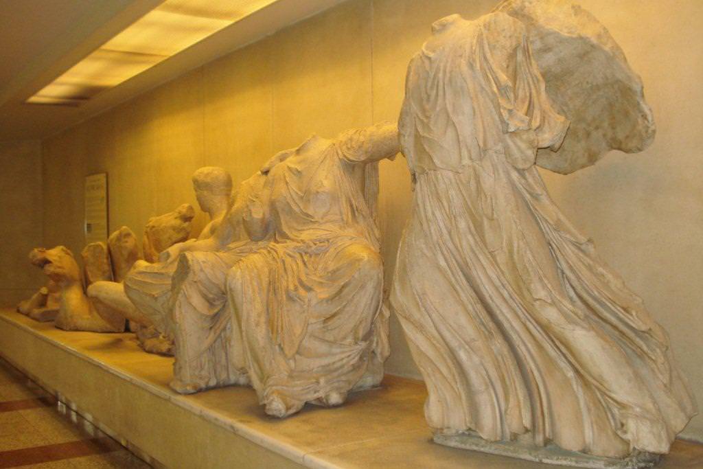 Artifacts at the Acropolis Metro Station