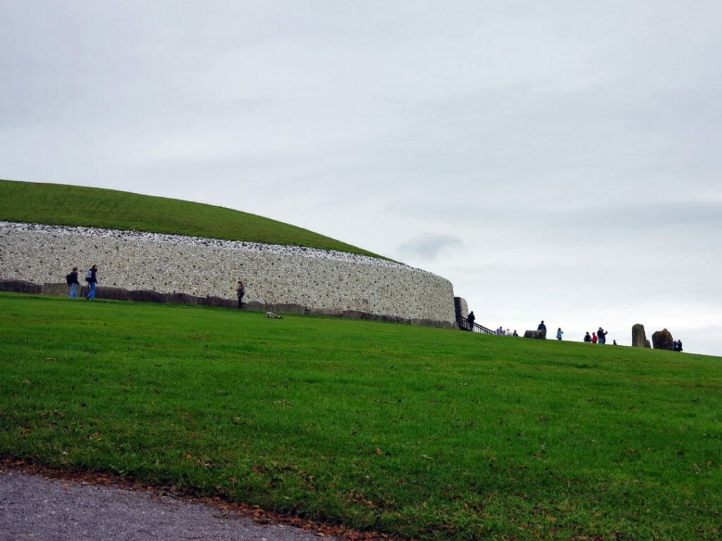 Newgrange mound covers an acre