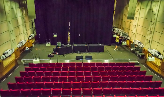 The Old BBC Radio Theater, that seats 400 people. It was used as a bomb shelter from the German bombing raids in World War II.