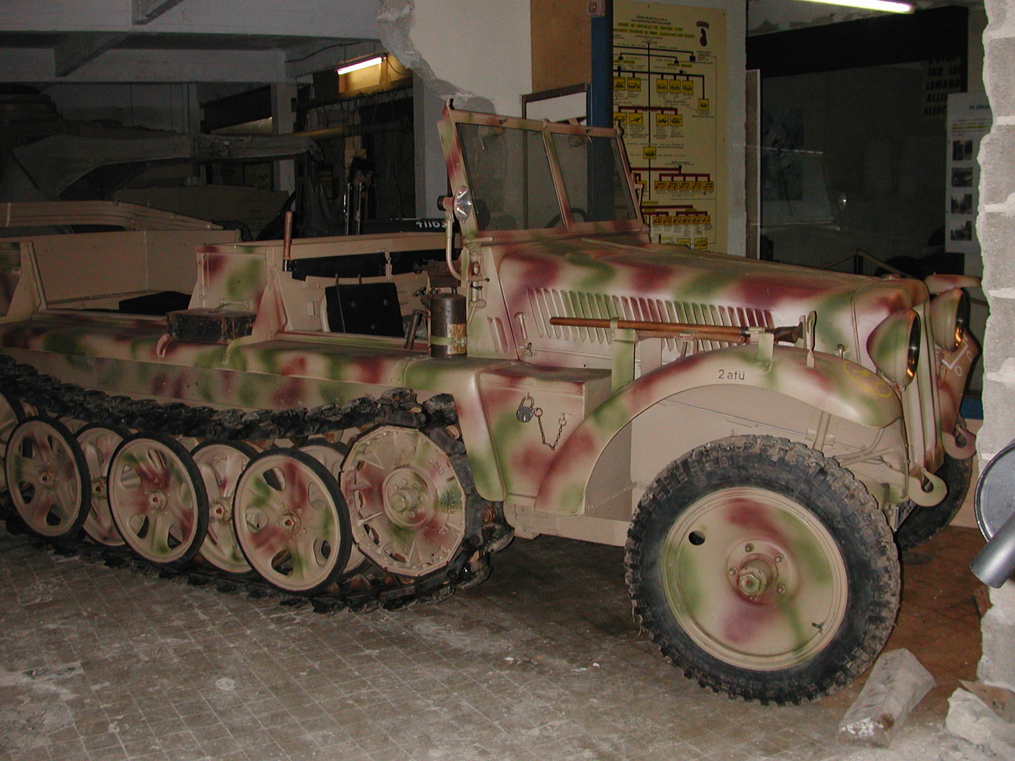 German vehicle in WWII Museum Normandy