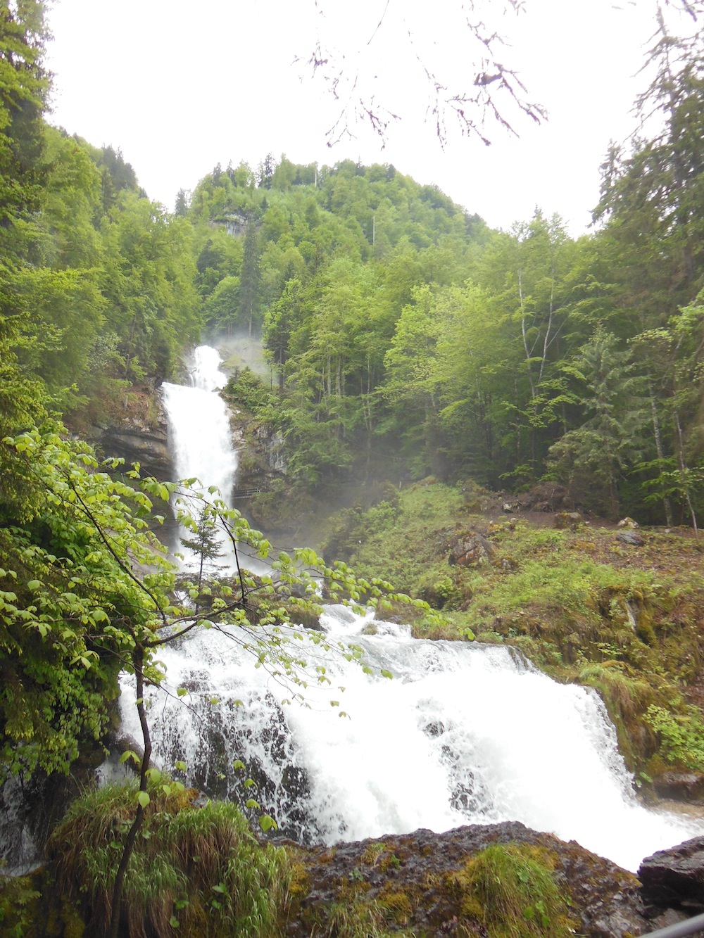 Lots to see along the way, especially Giessbach Waterfall 