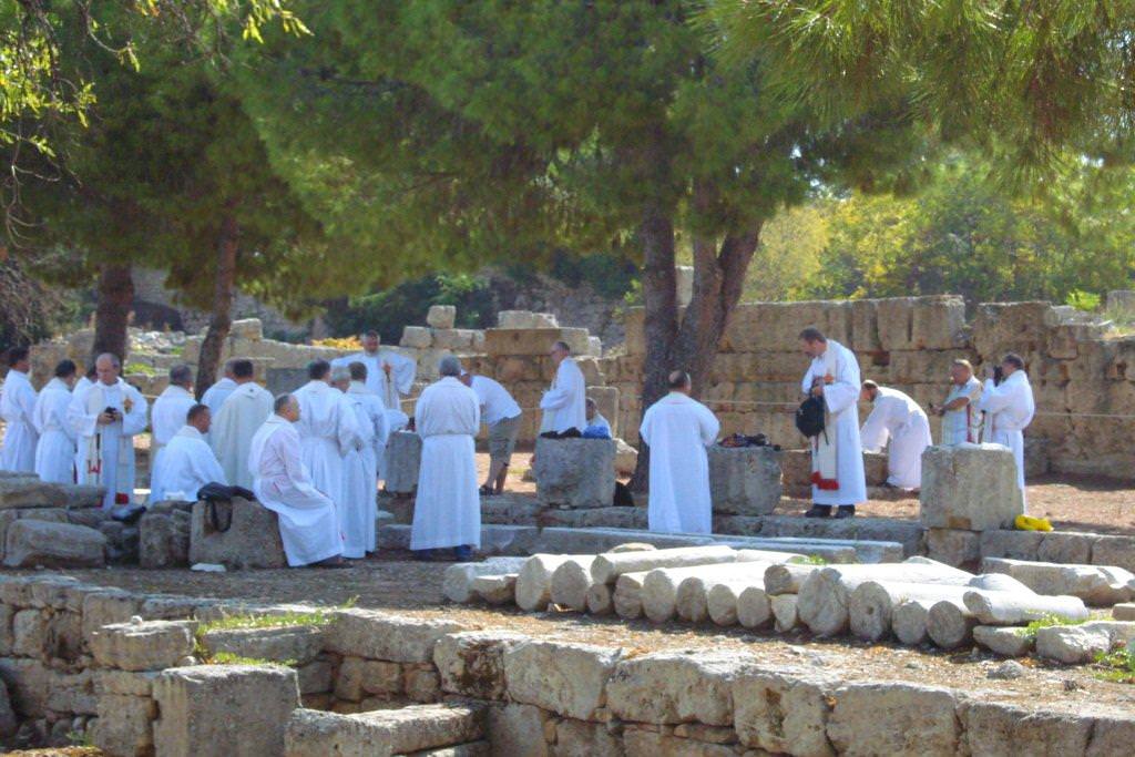 Ceremonial priests