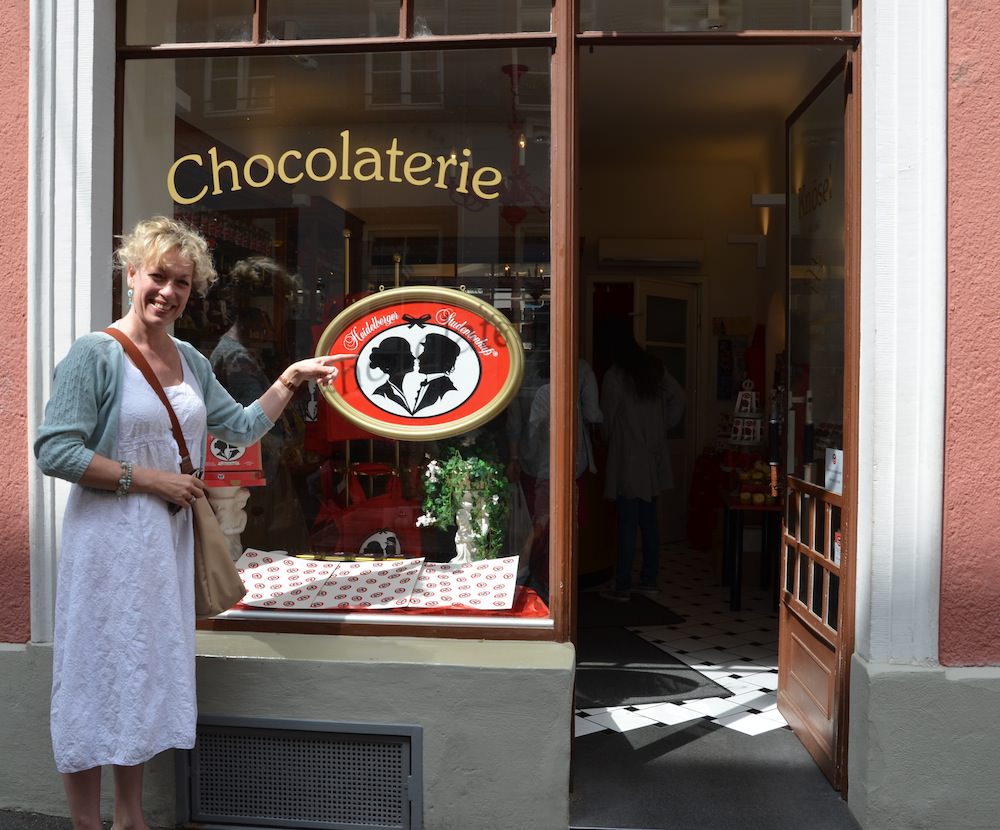 Susanne Fiek will tailor your walking tour to your interests and time. and she knows every chocolaterie in town!