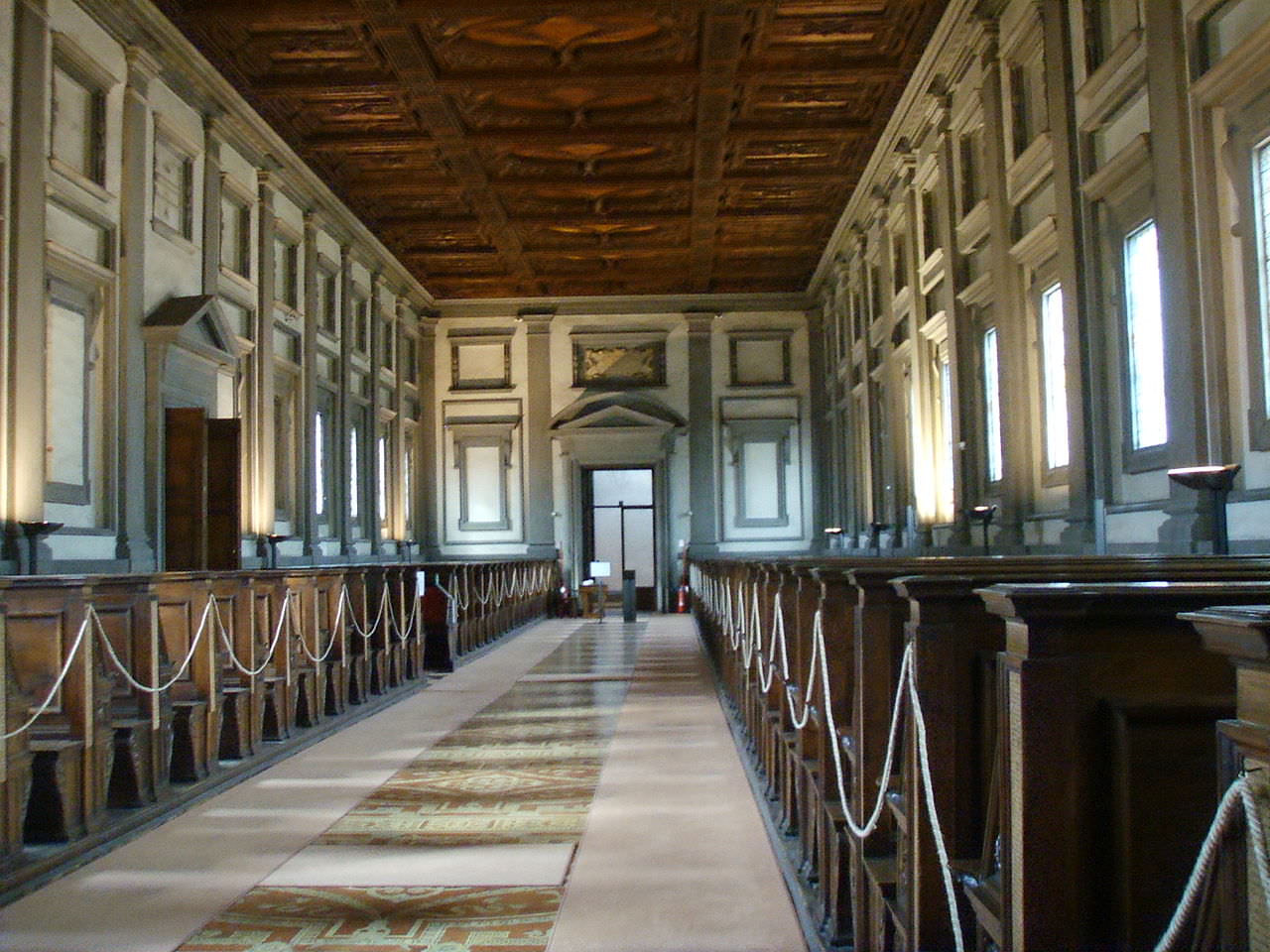Reading room of the Laurentian Library - Wikipedia