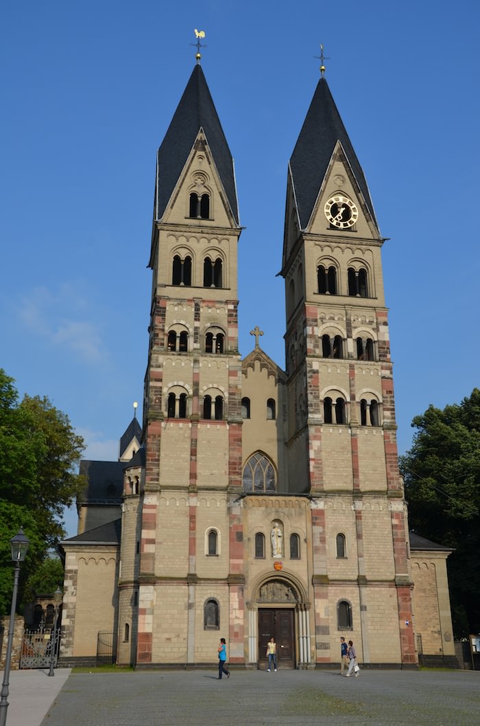 The twin towers of Basilika St Castor