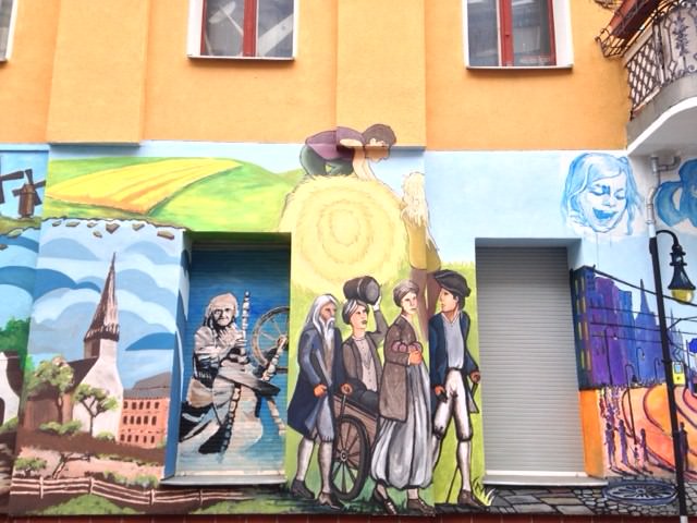 A Bohemian mural in Rixdorf