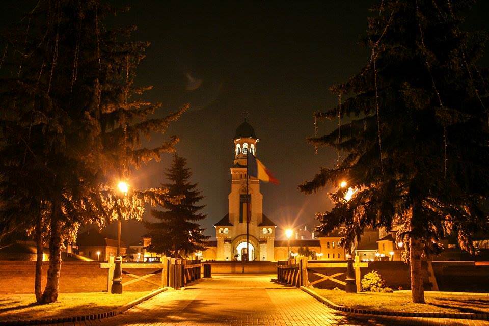 The Orthodox Church at night
