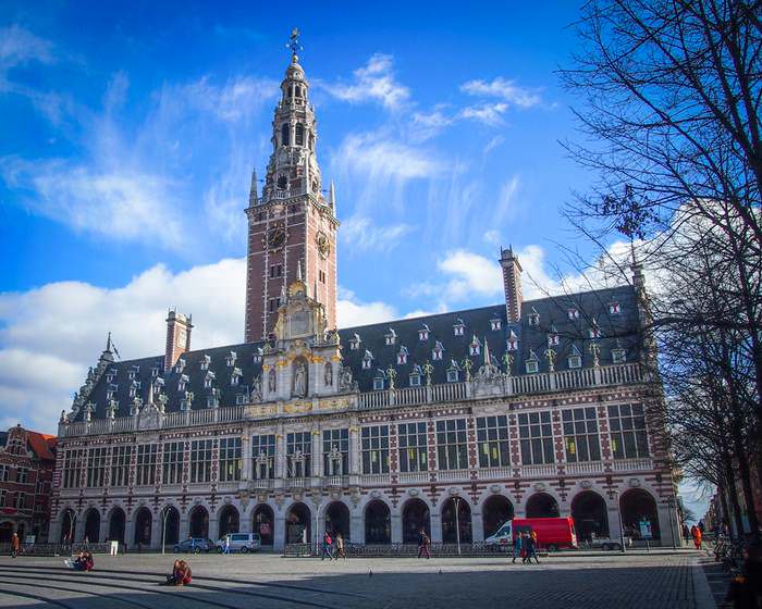 The University Library in Leuven, one of Europe’s most beautiful libraries