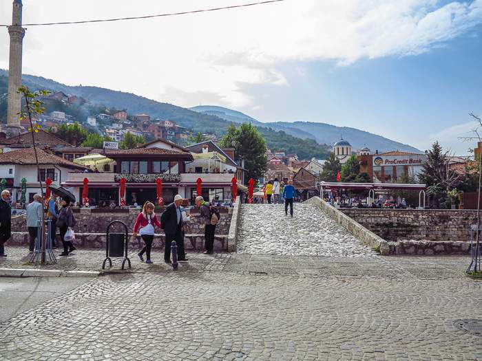 Old Stone Bridge in Prizren, Kosovo